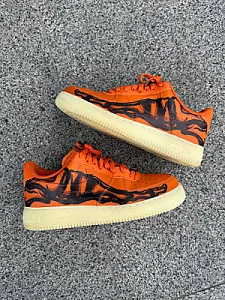 Nike Air Force 1 Low Skeleton помаранчеві - розмір 44 - фото 6