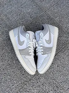 Nike Air Jordan 1 Low Smoke Elephant Grey білі - розмір 47 - фото 7