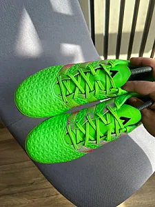 Adidas футбольні кросівки зелено-рожеві - розмір 42 - фото 3