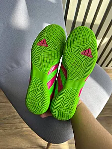 Adidas футбольні кросівки зелено-рожеві - розмір 42 - фото 4