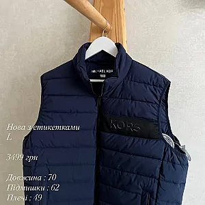 Michael Kors жилетка темно-синя - розмір L - фото 1