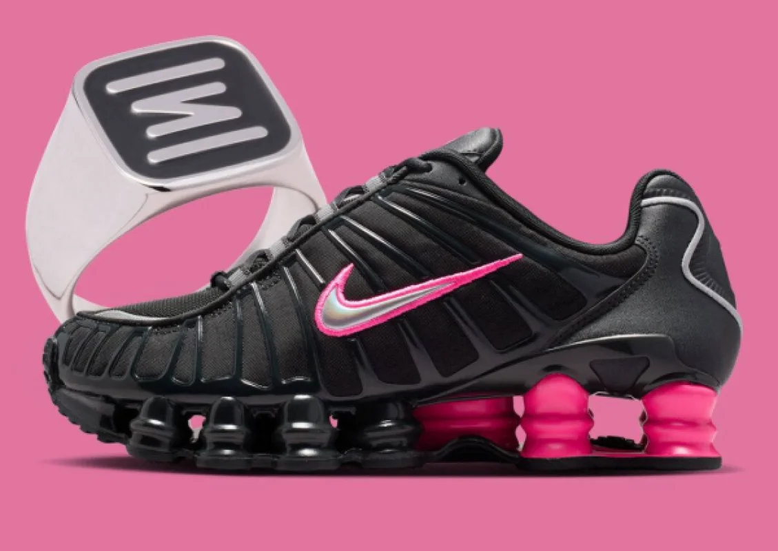 Nike Shox TL Rosado чорні з рожевим - розмір 43