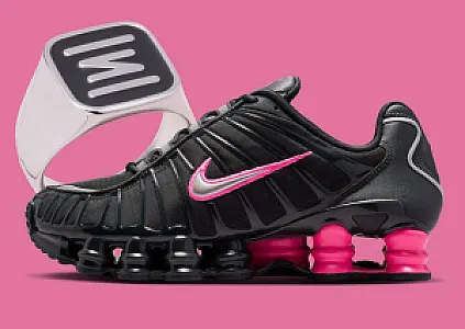 Nike Shox TL Rosado чорні з рожевим - розмір 43 - фото 1