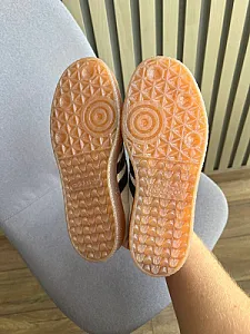 Adidas кросівки біло-чорні - розмір 37 - фото 4