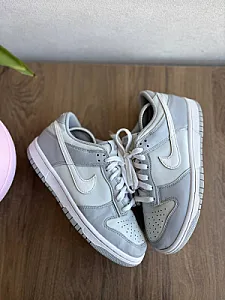 Nike Dunk Low Grey White - розмір 38 - фото 2