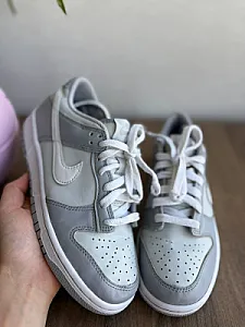 Nike Dunk Low Grey White - розмір 38 - фото 6