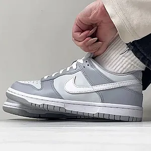 Nike Dunk Low Grey White - розмір 38 - фото 9