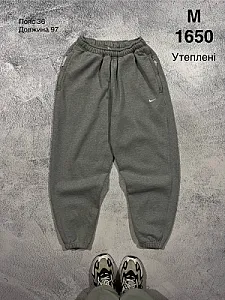 Nike спортивні штани сірі - розмір M - фото 1