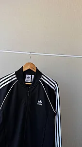 Adidas бомбер чорний - розмір L - фото 7
