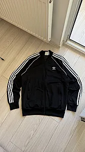Adidas бомбер чорний - розмір L - фото 8
