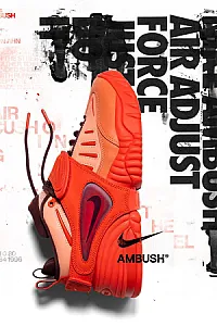 Nike AMBUSH x Air Adjust Force червоні - розмір 42 - фото 1