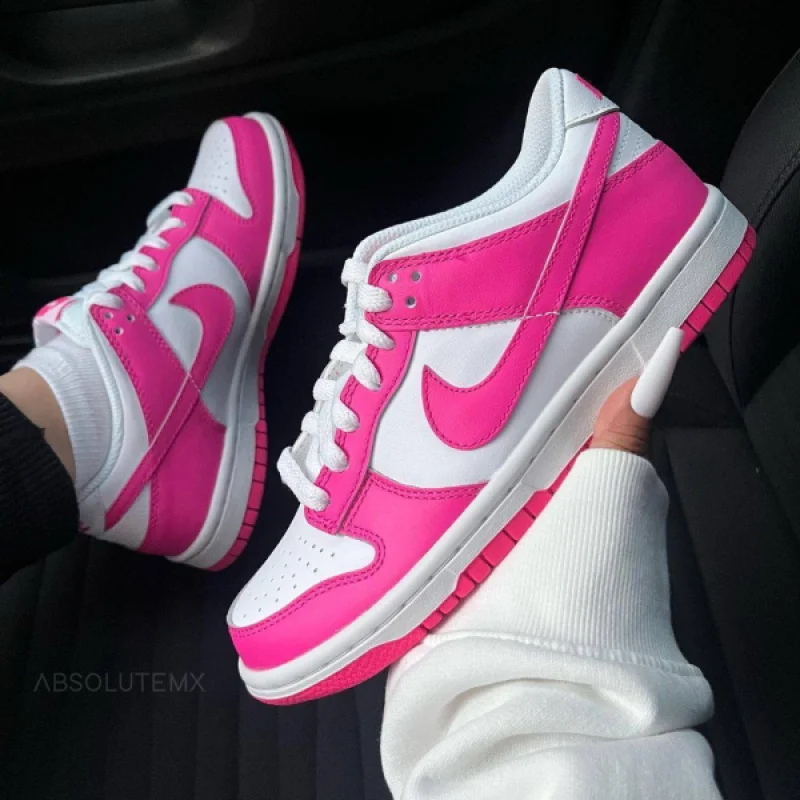 Nike Dunk рожево-білі - розмір 38