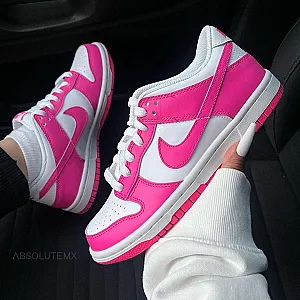 Nike Dunk рожево-білі - розмір 38 - фото 1