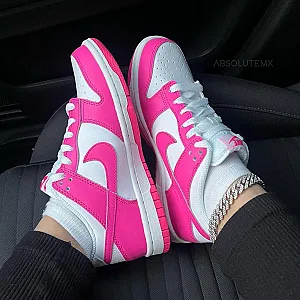 Nike Dunk рожево-білі - розмір 38 - фото 2