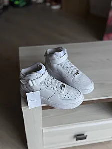 Nike Air Force 1 Mid білі - розмір 37 - фото 2