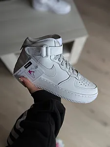 Nike Air Force 1 Mid білі - розмір 37 - фото 3