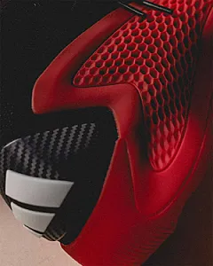 Adidas A.E. 1 Mid Trainers чорно-червоні - розмір 44 - фото 2