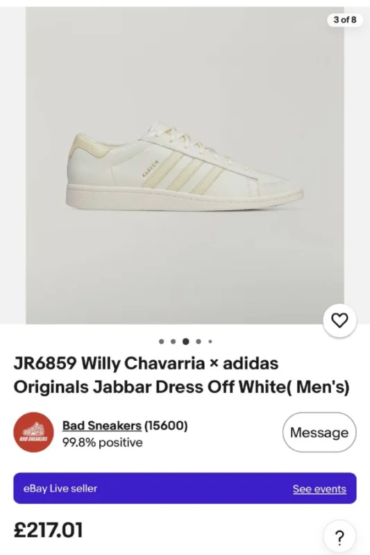 Willy Chavarria × adidas Originals Jabbar Dress Off White - розмір 40