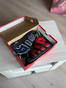 Nike Air More Uptempo 96 DM0017-001 Black/University Red - розмір 37 - фото 6
