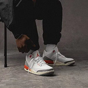 Nike Air Jordan 3 Retro Georgia Peach W білі - розмір 36 - фото 2