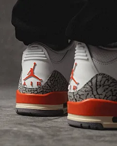 Nike Air Jordan 3 Retro Georgia Peach W білі - розмір 36 - фото 5