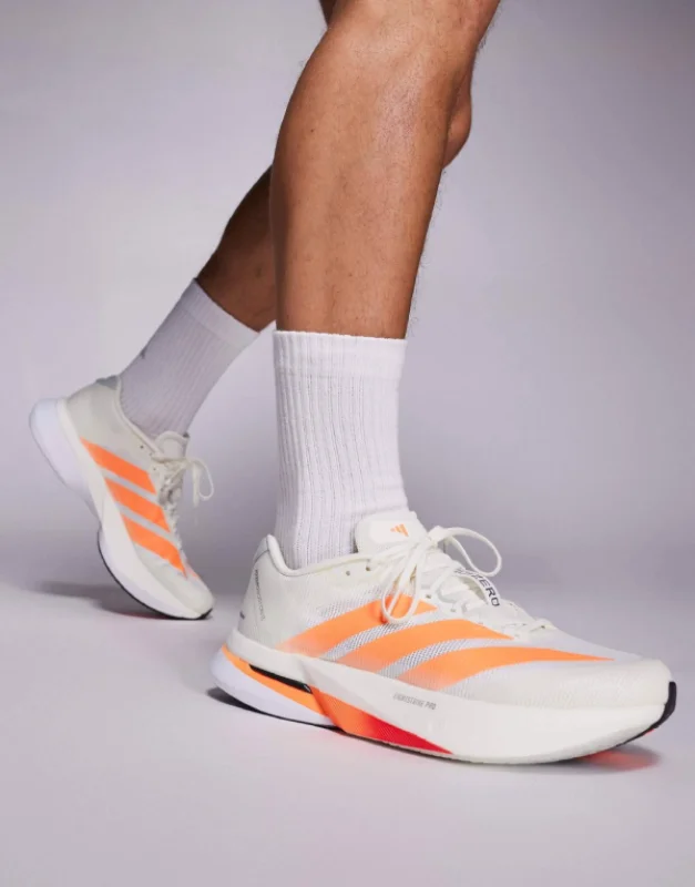 Adidas Boston 13 off white/lucid orange/grey - розмір 40