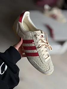 Adidas Japan кремово-білі з бордовими смужками - розмір 44 - фото 3