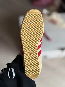 Adidas Japan кремово-білі з бордовими смужками - розмір 44 - фото 7