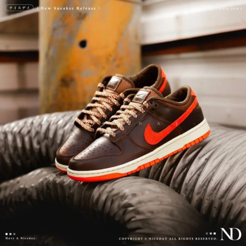 Nike Dunk Low Retro Light British Brown коричневі - розмір 42
