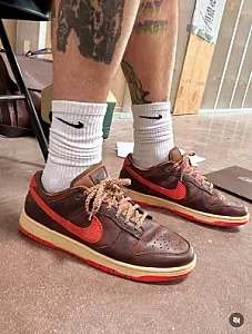 Nike Dunk Low Retro Light British Brown коричневі - розмір 42 - фото 4
