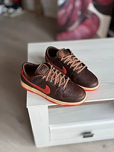 Nike Dunk Low Retro Light British Brown коричневі - розмір 42 - фото 7