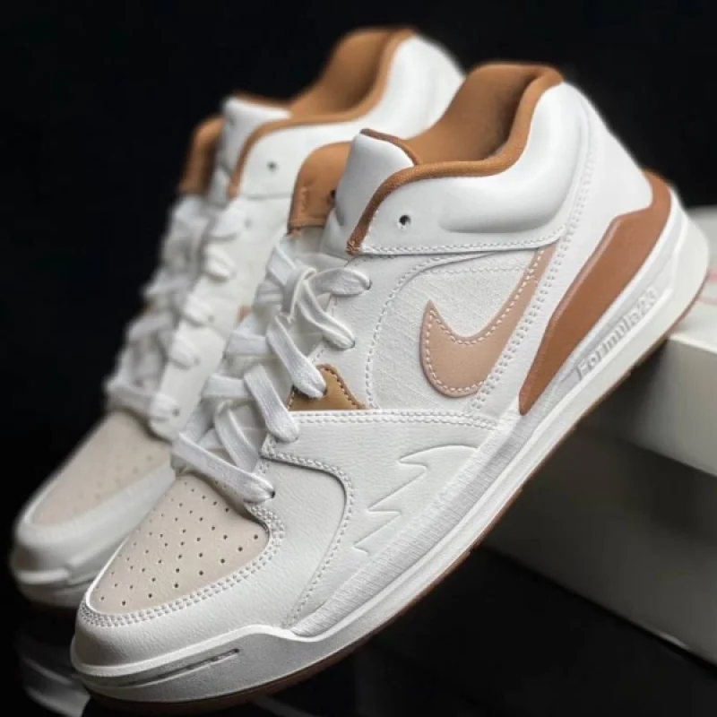 Nike Air Jordan Stadium 90 біло-коричневі - розмір 44