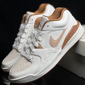 Nike Air Jordan Stadium 90 біло-коричневі - розмір 44 - фото 1