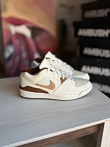Nike Air Jordan Stadium 90 біло-коричневі - розмір 44 - фото 5