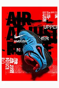 Nike AMBUSH x Air Adjust Force University Blue - розмір 42 - фото 2