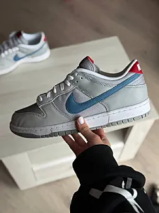 Nike Dunk Low Silver Blue - розмір 42 - фото 3
