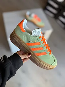 Adidas Gazelle Bold м'ятно-помаранчеві - розмір 39 - фото 3