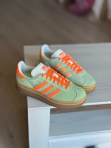 Adidas Gazelle Bold м'ятно-помаранчеві - розмір 39 - фото 4