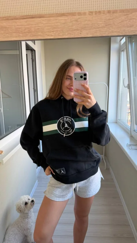 Nike Jordan PSG худі чорне - розмір S