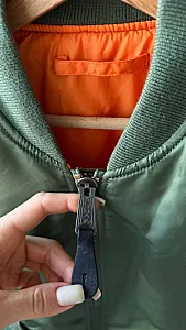 Alpha Industries двосторонній бомбер оливковий - розмір S - фото 5