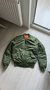 Alpha Industries двосторонній бомбер оливковий - розмір S - фото 6