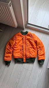 Alpha Industries двосторонній бомбер оливковий - розмір S - фото 8