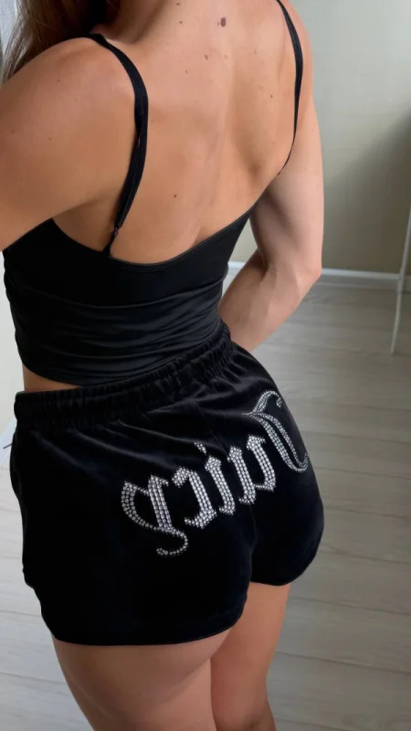 Juicy Couture шорти чорні - розмір L