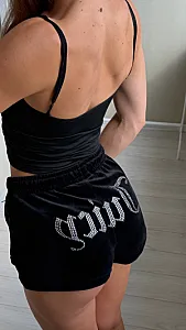 Juicy Couture шорти чорні - розмір L - фото 1