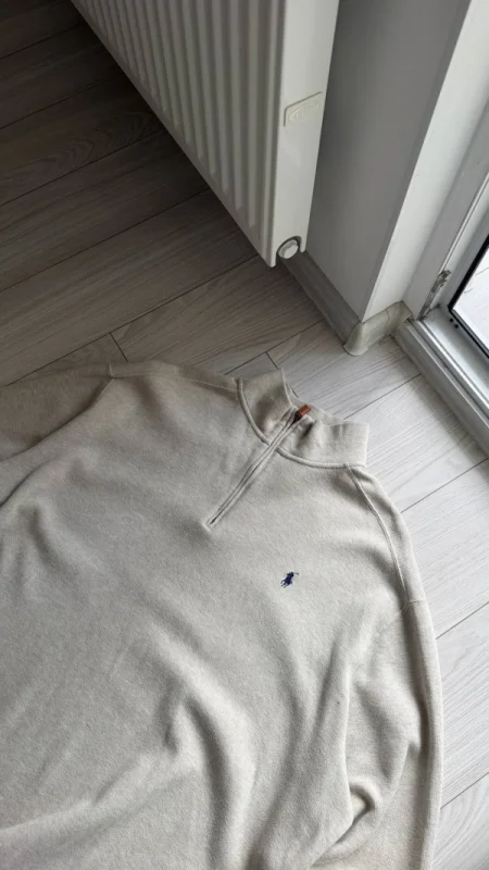 Ralph Lauren зіп-світшот світло-сірий - розмір XXL