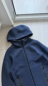 Nike Tech Fleece зіп худі темно-синє - розмір XS - фото 5