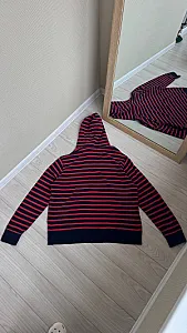 Polo Ralph Lauren худі темно-синє в червону смужку - розмір XL - фото 6