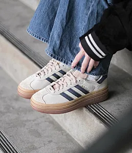 Adidas Gazelle Bold кремово-білі - розмір 38 - фото 4