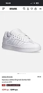Adidas Samba XLG білі - розмір 44 - фото 2