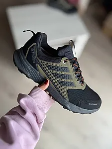 Adidas Terrex Tracefinder 2 Clima чорно-оливкові - розмір 43 - фото 3